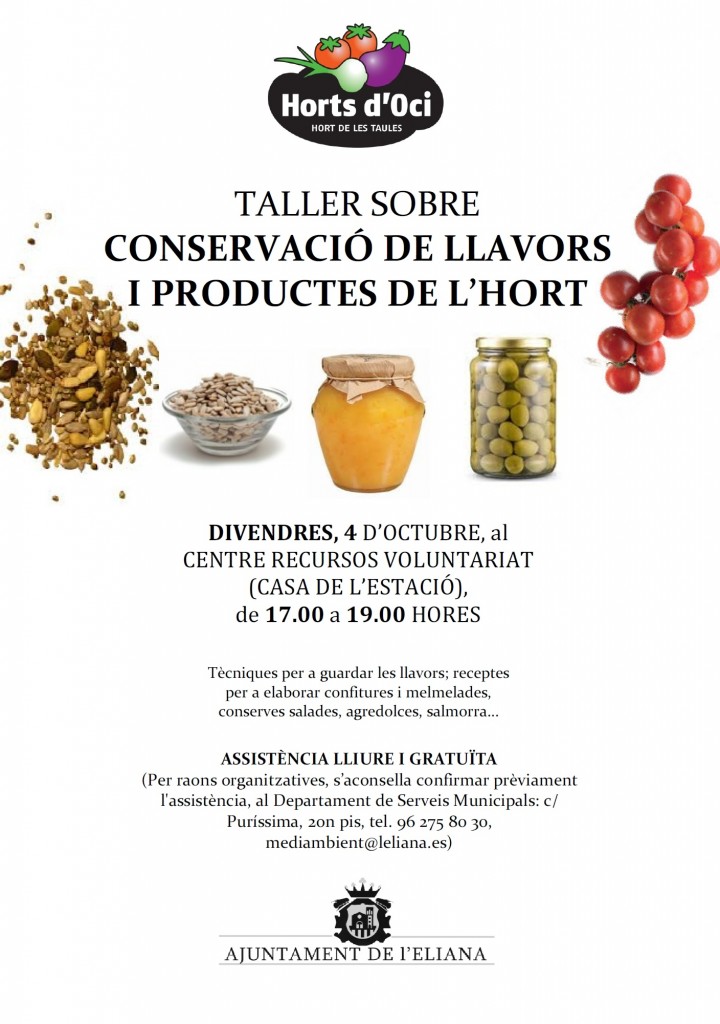 TALLER CONSERVA VAL